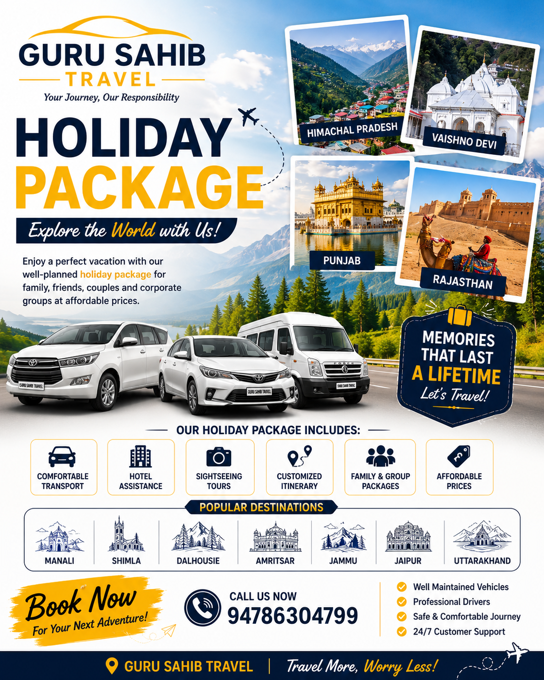 holiday package for guru sahib travel